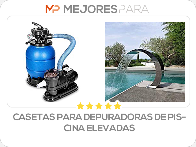 casetas para depuradoras de piscina elevadas