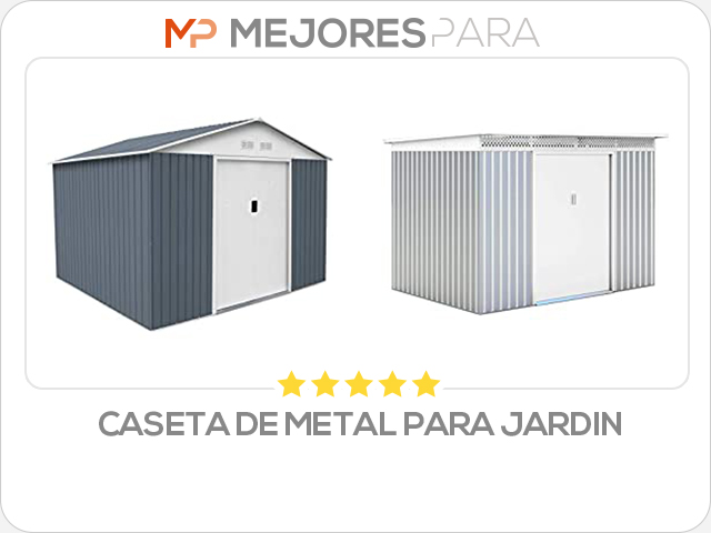 caseta de metal para jardin