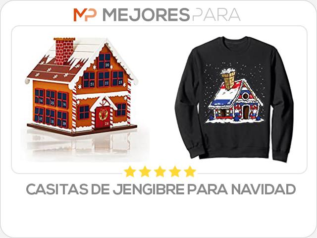 casitas de jengibre para navidad