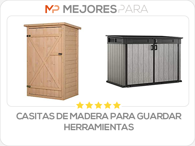 casitas de madera para guardar herramientas