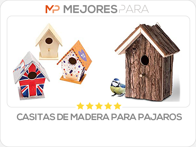 casitas de madera para pajaros