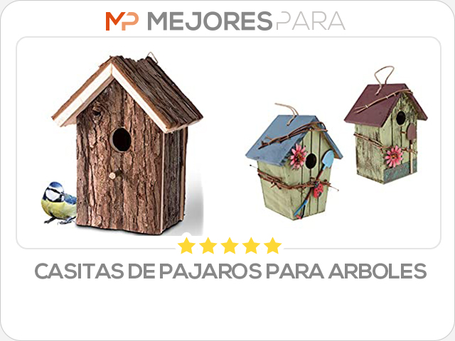 casitas de pajaros para arboles