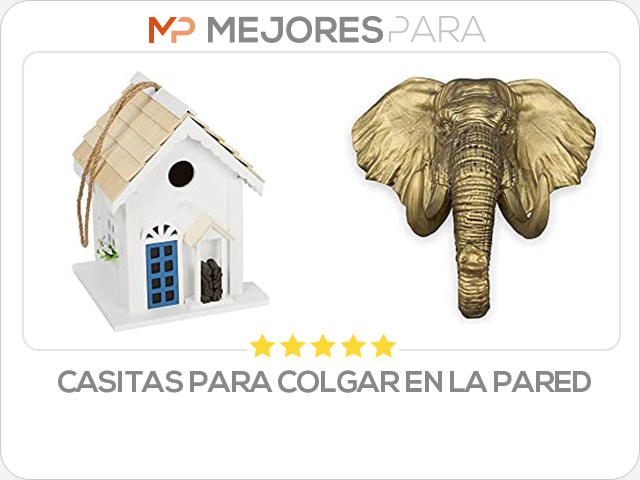 casitas para colgar en la pared