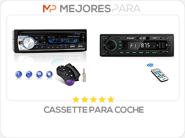 cassette para coche