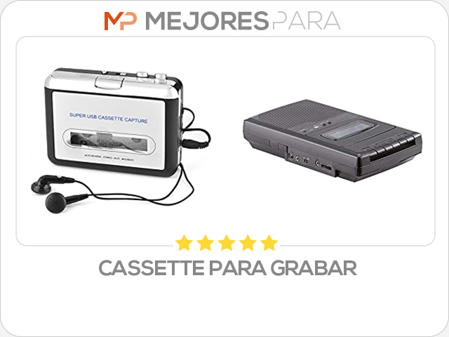 cassette para grabar