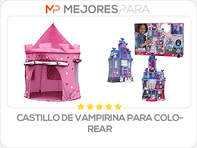 castillo de vampirina para colorear