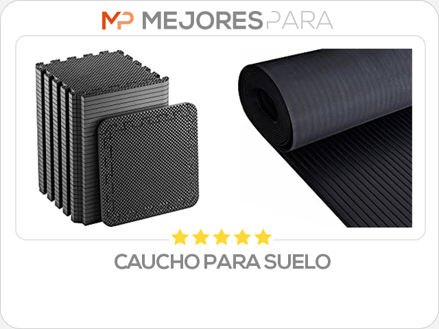 caucho para suelo