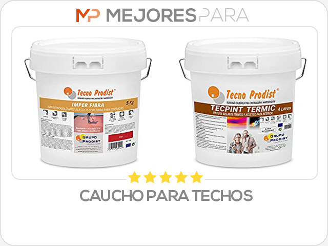 caucho para techos