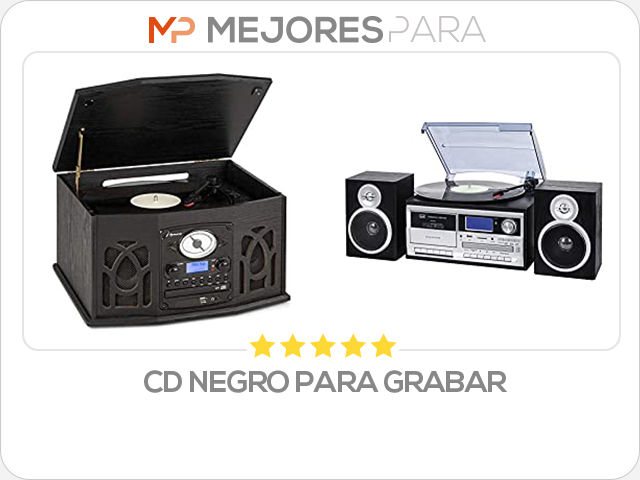 cd negro para grabar