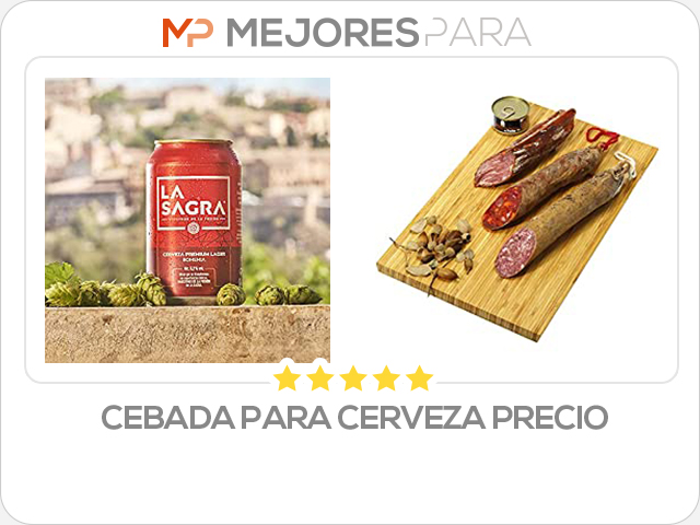 cebada para cerveza precio