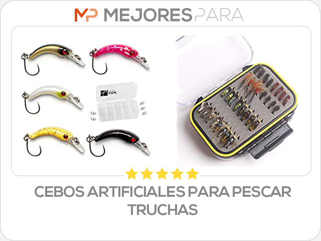 cebos artificiales para pescar truchas