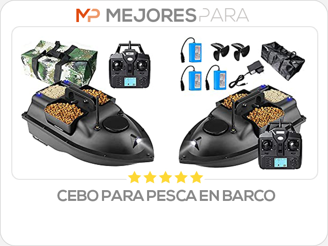 cebo para pesca en barco