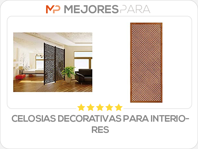 celosias decorativas para interiores