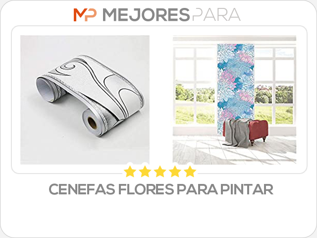 cenefas flores para pintar