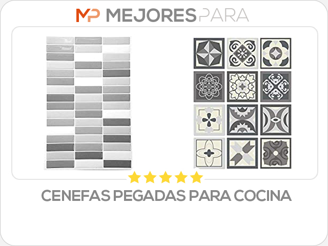 cenefas pegadas para cocina