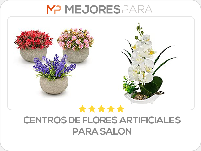 centros de flores artificiales para salon