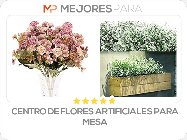 centro de flores artificiales para mesa