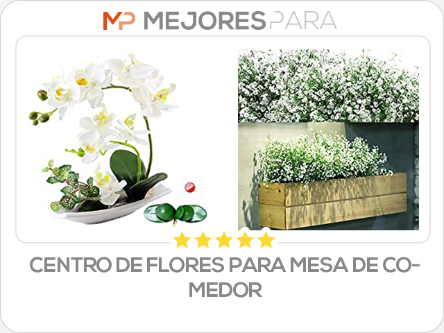 centro de flores para mesa de comedor