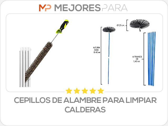 cepillos de alambre para limpiar calderas