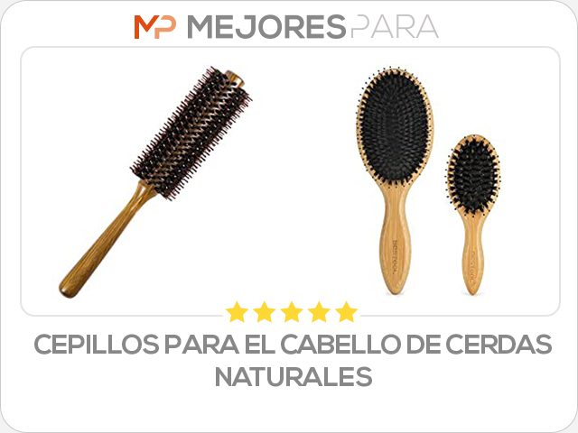 cepillos para el cabello de cerdas naturales