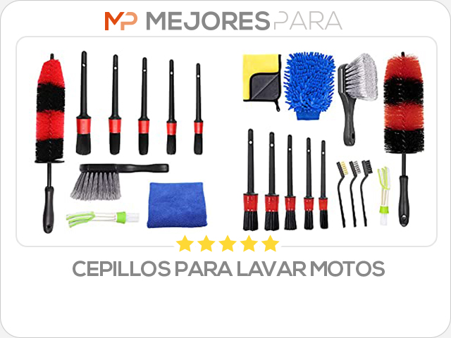 cepillos para lavar motos