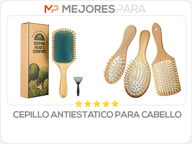 cepillo antiestatico para cabello