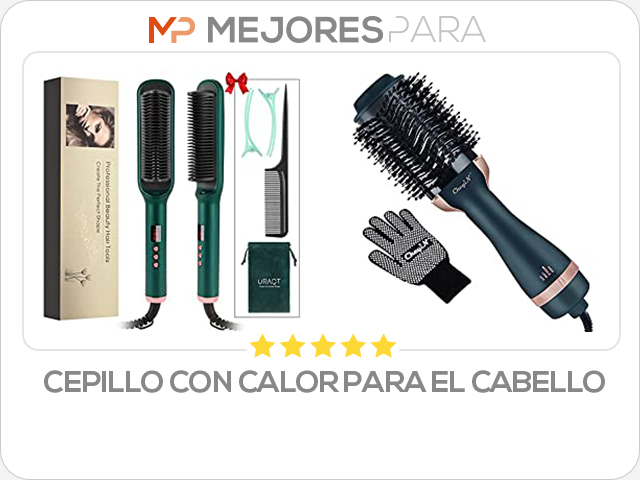 cepillo con calor para el cabello