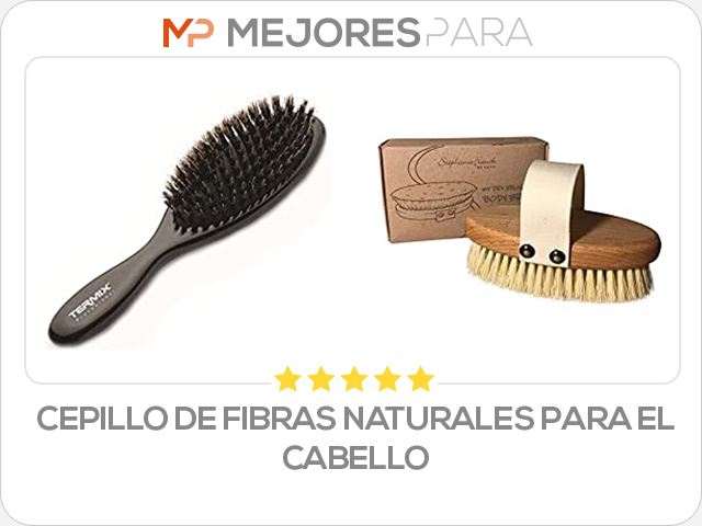 cepillo de fibras naturales para el cabello