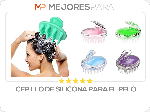 cepillo de silicona para el pelo