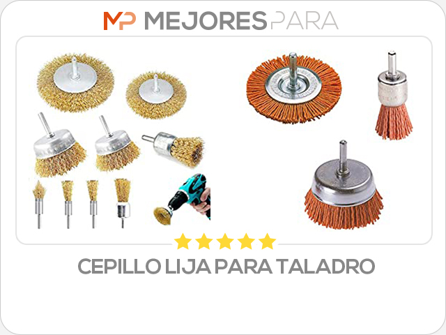 cepillo lija para taladro