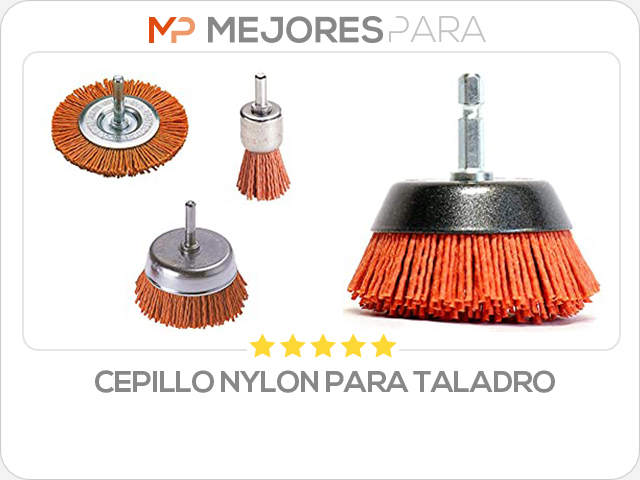 cepillo nylon para taladro