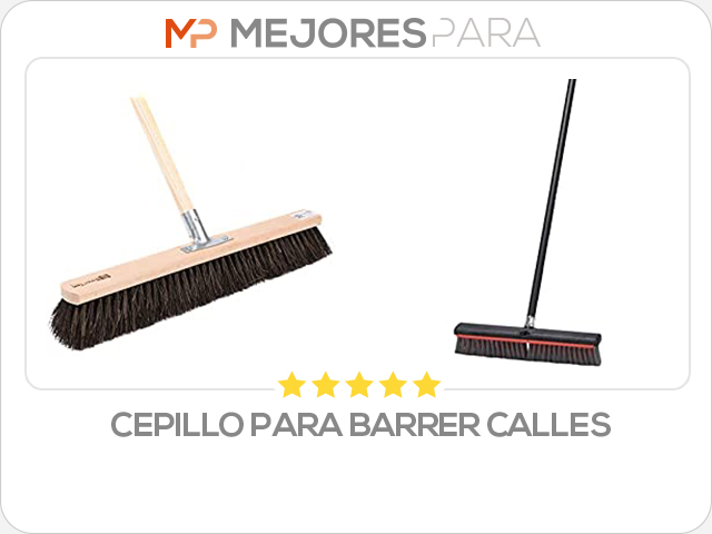 cepillo para barrer calles