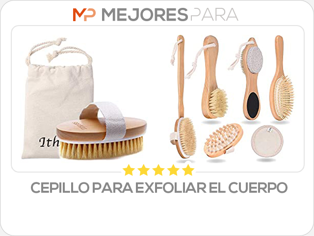 cepillo para exfoliar el cuerpo