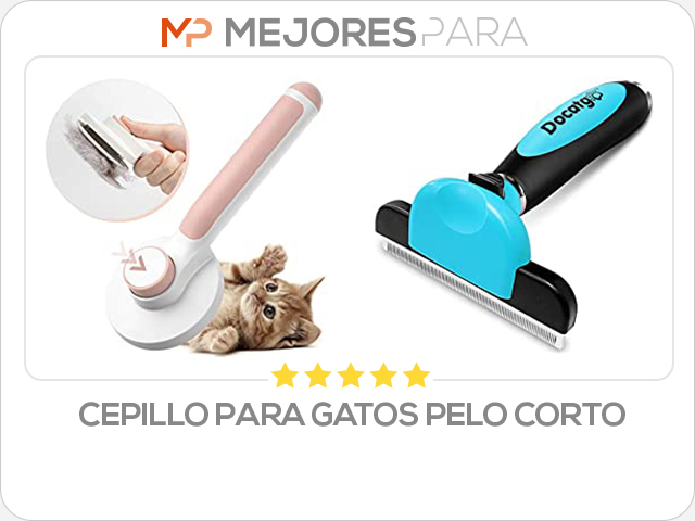 cepillo para gatos pelo corto