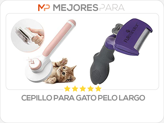 cepillo para gato pelo largo