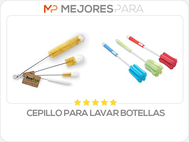 cepillo para lavar botellas