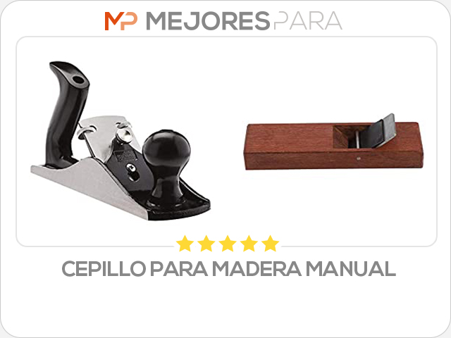 cepillo para madera manual