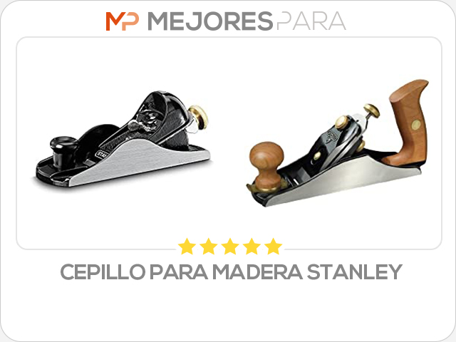 cepillo para madera stanley