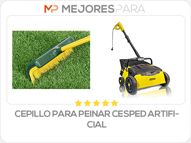 cepillo para peinar cesped artificial