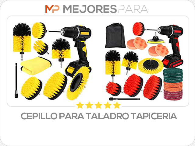 cepillo para taladro tapiceria