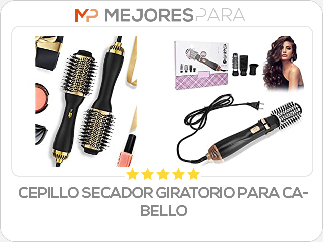 cepillo secador giratorio para cabello