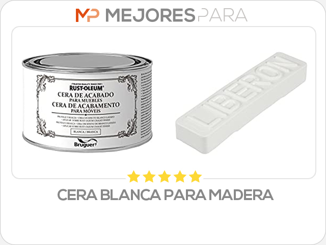 cera blanca para madera