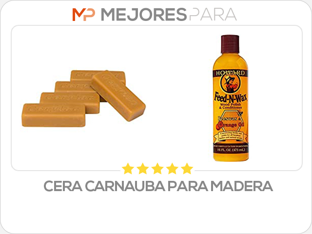 cera carnauba para madera