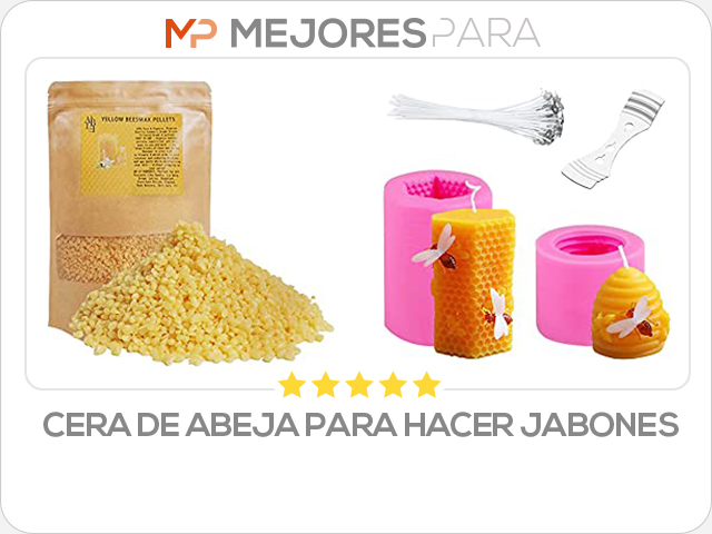 cera de abeja para hacer jabones