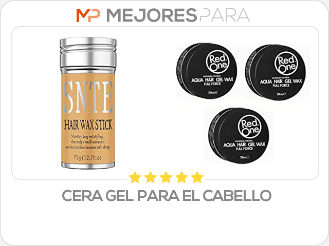 cera gel para el cabello