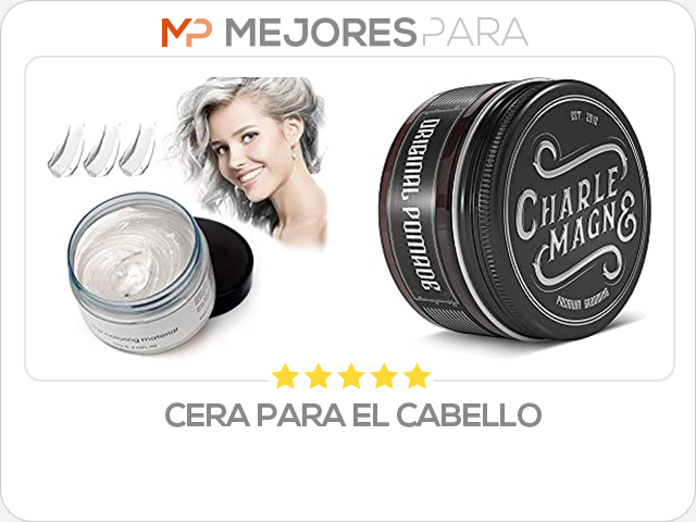 cera para el cabello