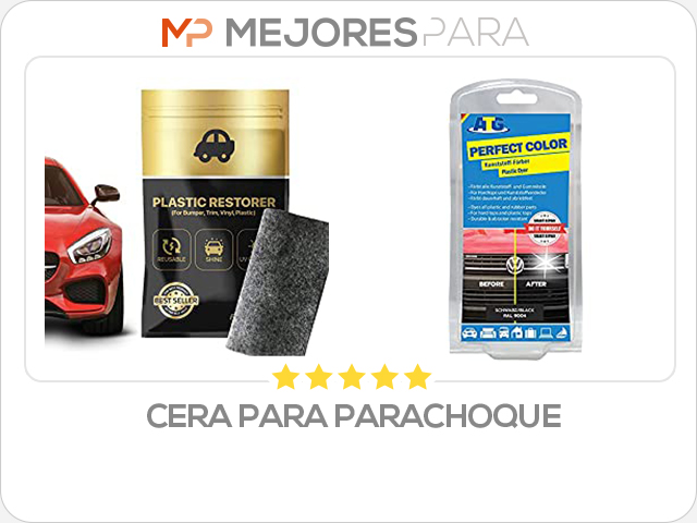 cera para parachoque