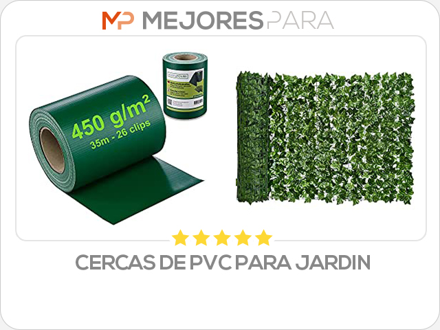 cercas de pvc para jardin