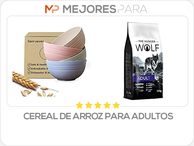 cereal de arroz para adultos