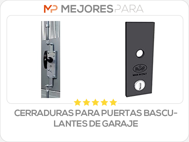 cerraduras para puertas basculantes de garaje